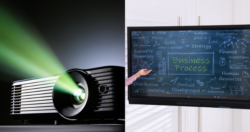 Interactive Smart Panels vs Projectors: Best Choice for Kerala Businesses